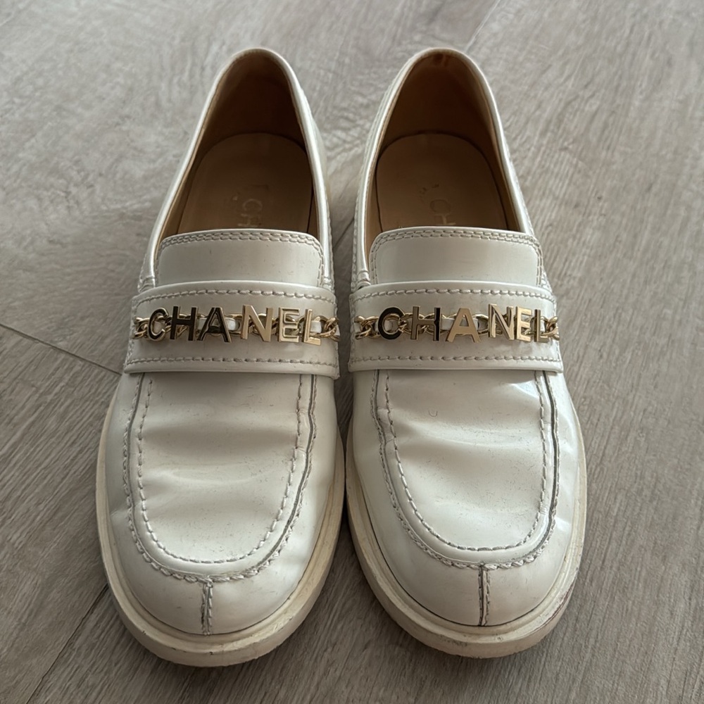 Barely worn Chanel loafers